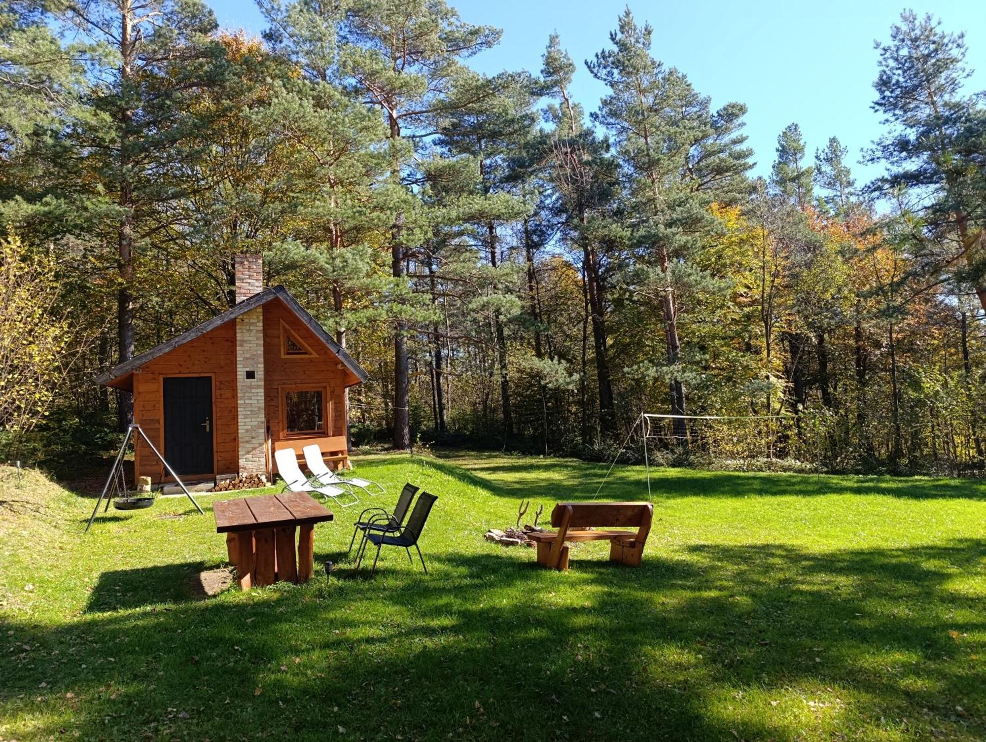 Survivalowa Chata W Lesie Bukowsko Exterior foto